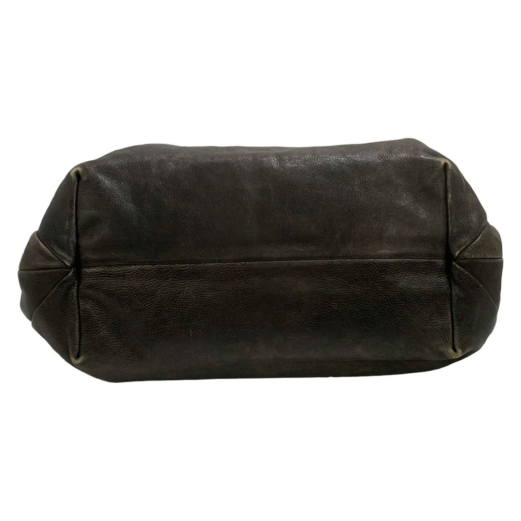 Prada Tote Humorous Fumato Leather Tag Gradation — view 5