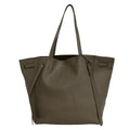 Celine Tote Cabas Phantom Small with Belt Gray Beige
