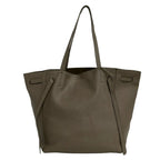 Celine Tote Cabas Phantom Small with Belt Gray Beige