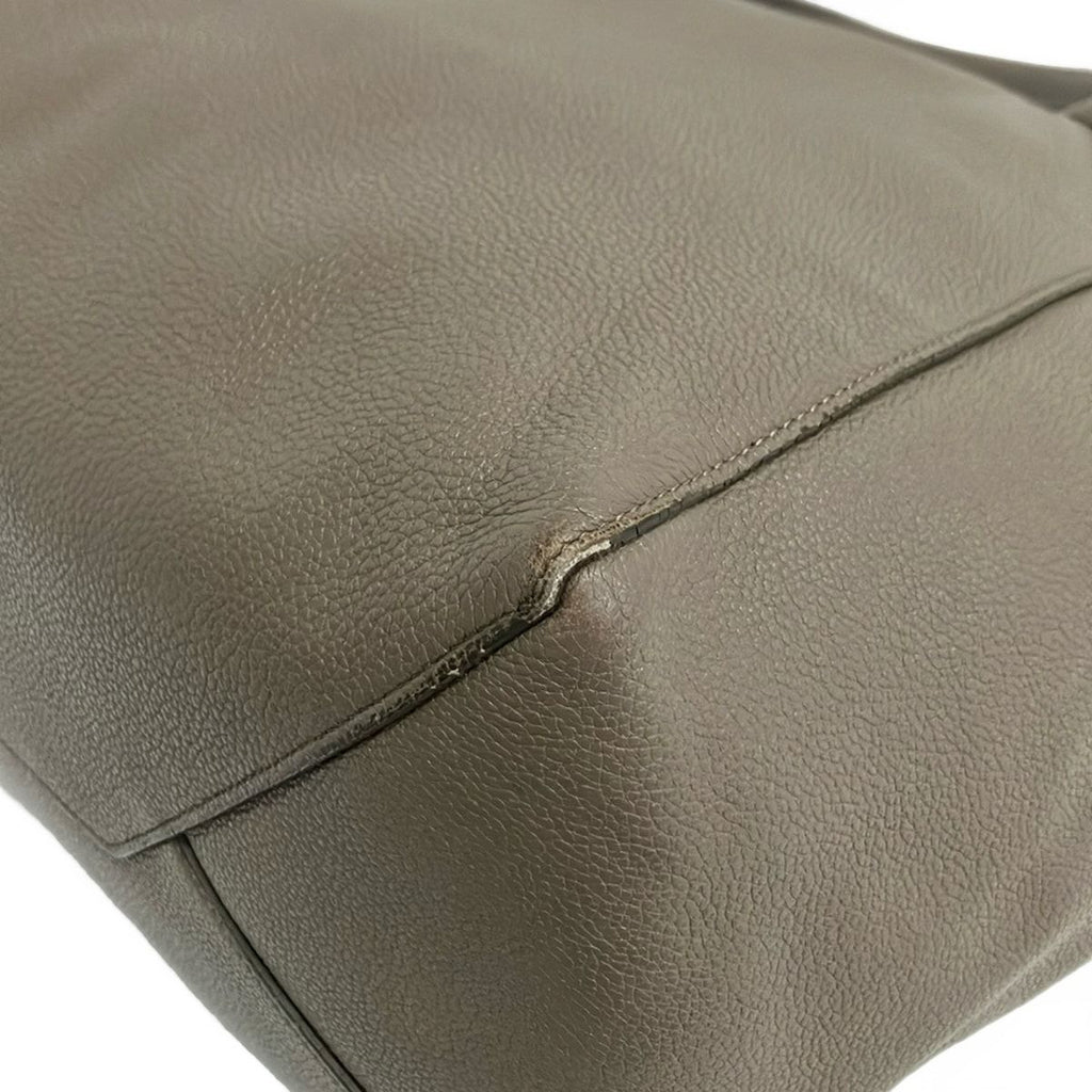 Celine Tote Cabas Phantom Small with Belt Gray Beige — view 6