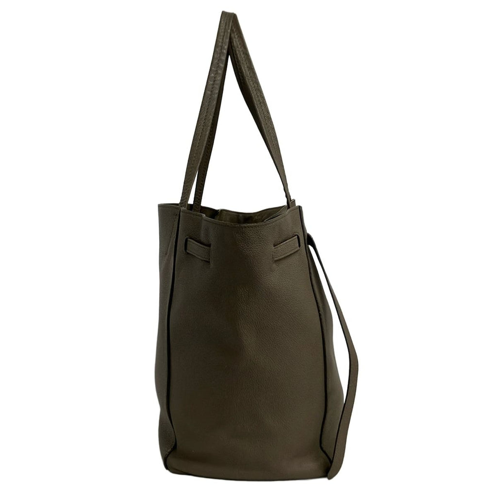 Celine Tote Cabas Phantom Small with Belt Gray Beige — view 2