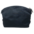 Prada Triangle Logo Pouch Makeup Case Nylon Black Practical — view 2