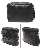 Chanel Chain Shoulder Bag Crossbody Lambskin Gold Quilted — view 2