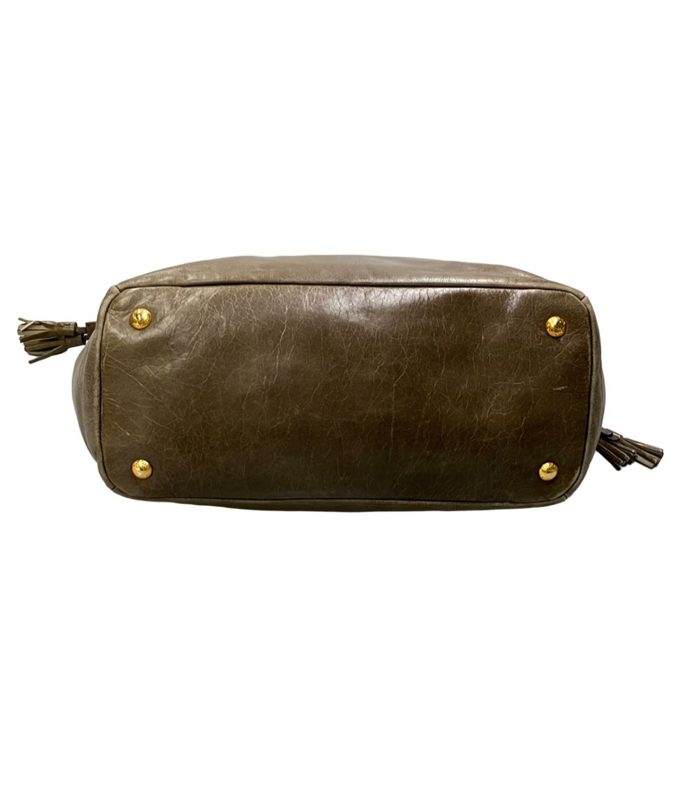 Prada 2-Way Shoulder Bag Leather Vitello Shine — view 4