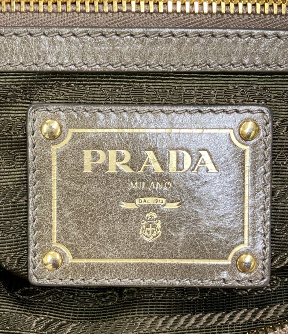 Prada 2-Way Shoulder Bag Leather Vitello Shine — view 6