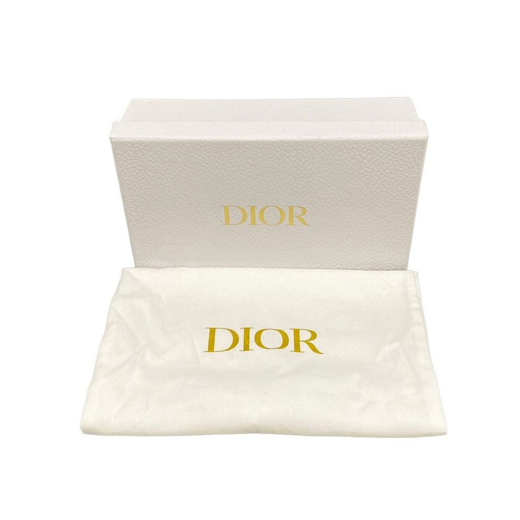 Dior Shoulder Strap Light Blanc Black Leopard Print Embroidery Leather — view 6