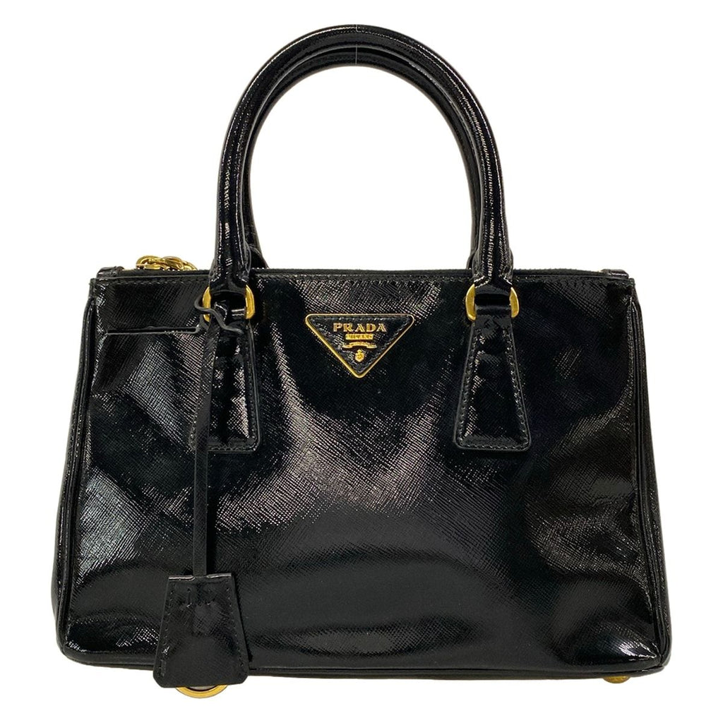 Prada Handbag Black Leather