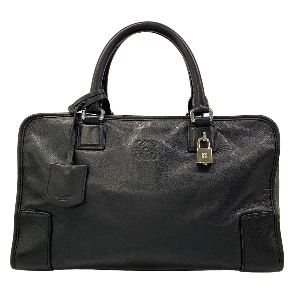 Loewe Handbag Amazona 36 Black Leather
