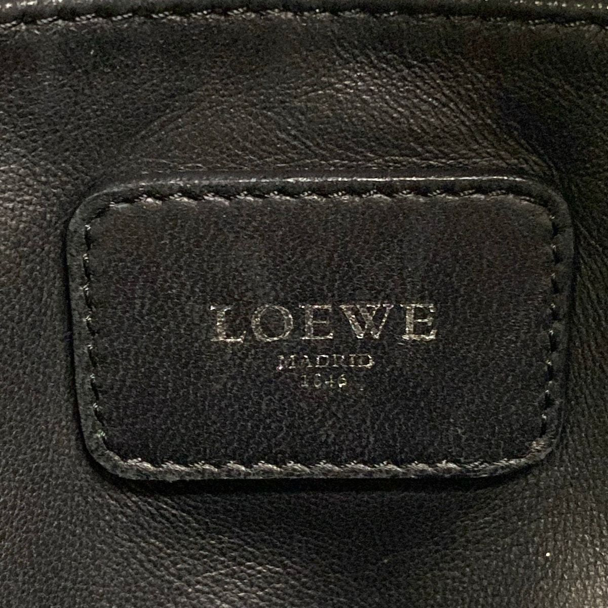 Loewe Handbag Amazona 36 Black Leather — view 9