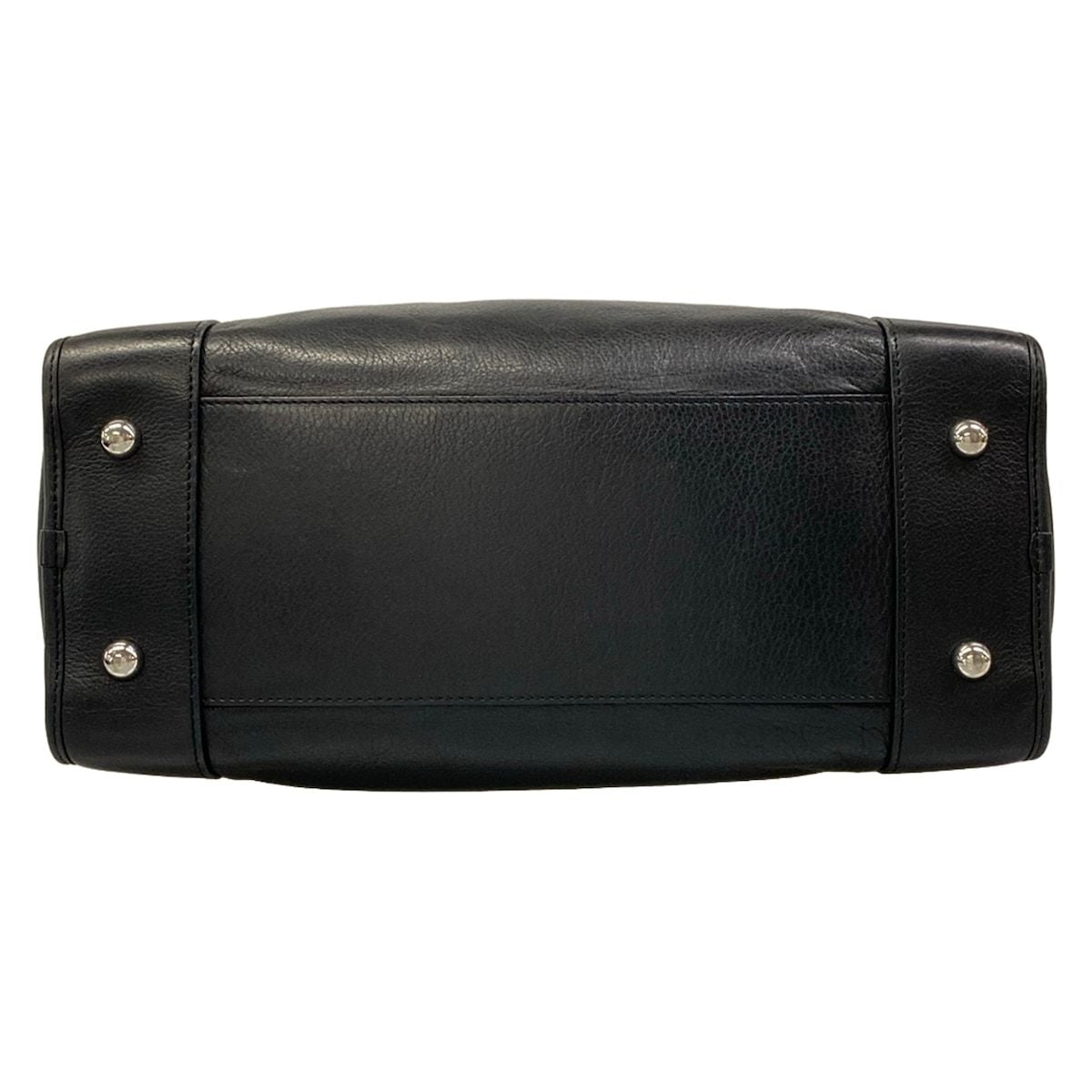 Loewe Handbag Amazona 36 Black Leather — view 5
