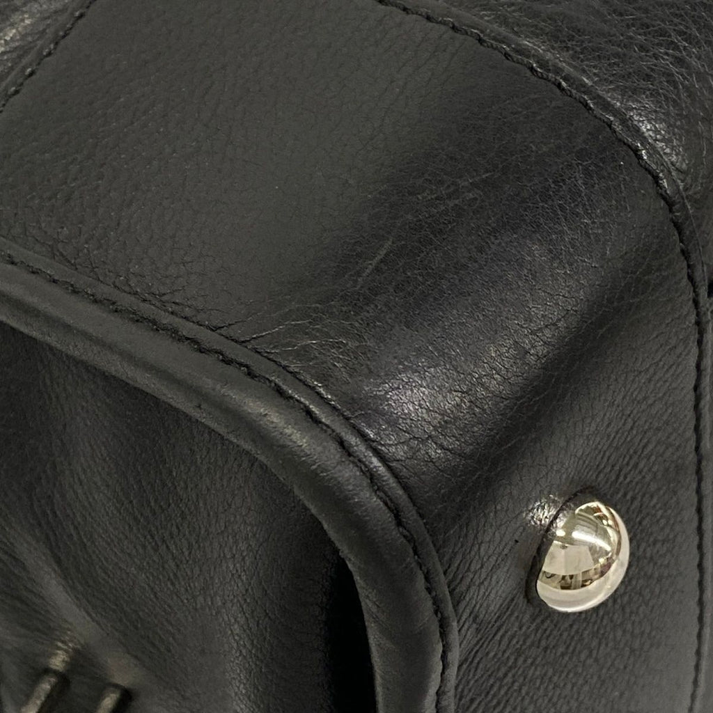 Loewe Handbag Amazona 36 Black Leather — view 6