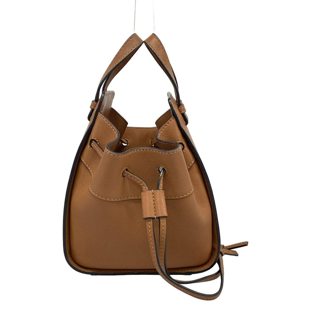 Loewe Handbag Hammock Drawstring Bag Mini Brown — view 2