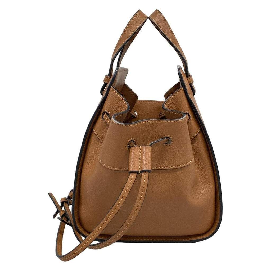 Loewe Handbag Hammock Drawstring Bag Mini Brown — view 4