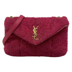 Saint Laurent Paris Shoulder Bag Pink Chain