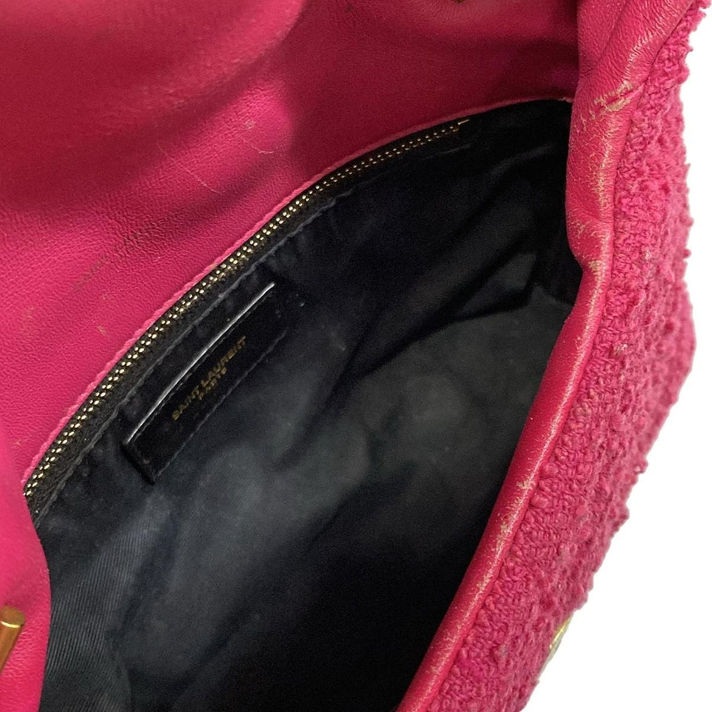 Saint Laurent Paris Shoulder Bag Pink Chain — view 7