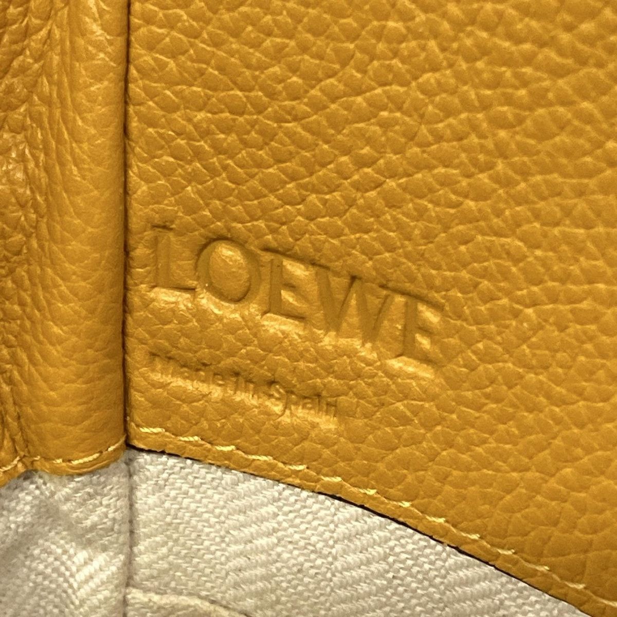 Loewe Handbag Hammock Drawstring Bag Mini Yellow — view 9