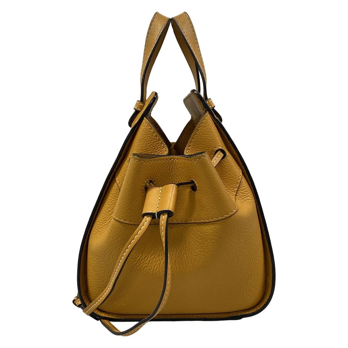 Loewe Handbag Hammock Drawstring Bag Mini Yellow — view 4