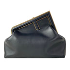 Fendi Clutch Fast Black Leather