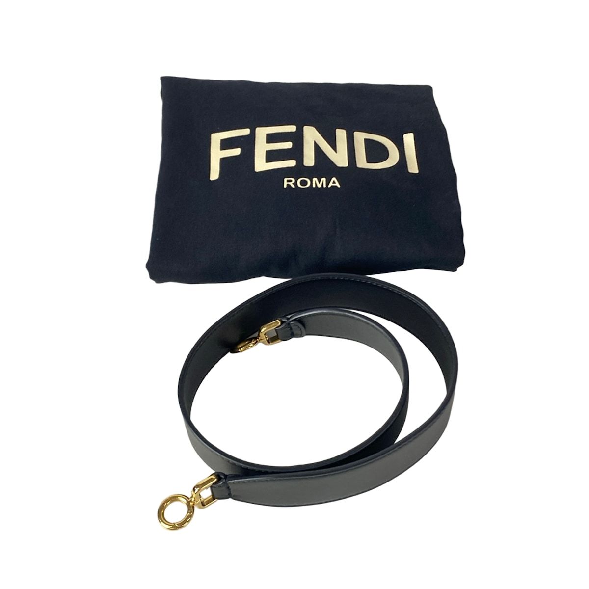 Fendi Clutch Fast Black Leather — view 8