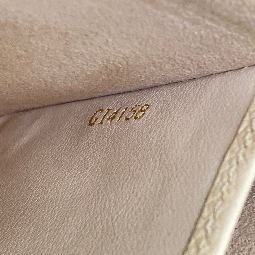 Louis Vuitton Shoulder Bag Monogram Empreinte Pochette Double Zip Beige Dore — view 9