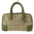 Loewe Handbag Amazona 23 Khaki Ivory Leather