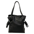 Loewe Shoulder Bag Flamenco Knot 26 Black Leather