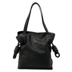 Loewe Shoulder Bag Flamenco Knot 26 Black Leather