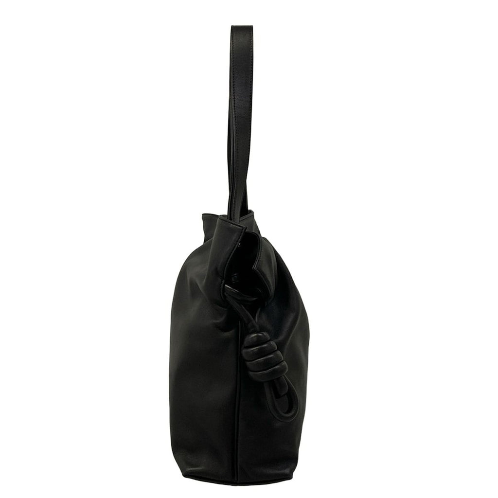Loewe Shoulder Bag Flamenco Knot 26 Black Leather — view 2