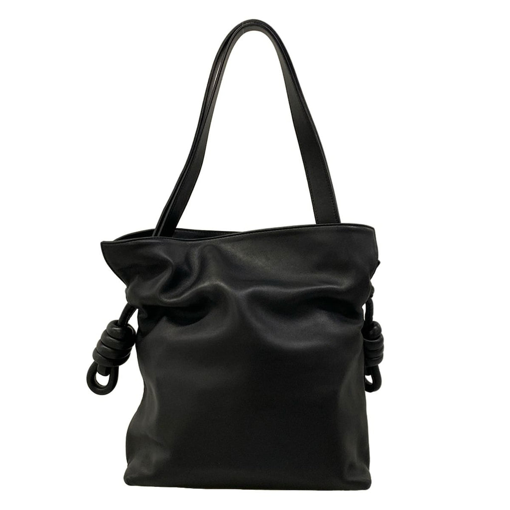 Loewe Shoulder Bag Flamenco Knot 26 Black Leather — view 3