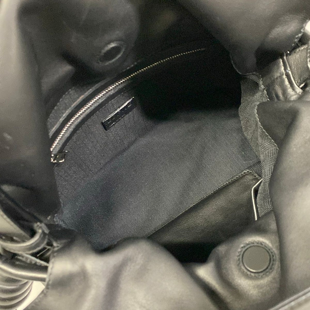 Loewe Shoulder Bag Flamenco Knot 26 Black Leather — view 7