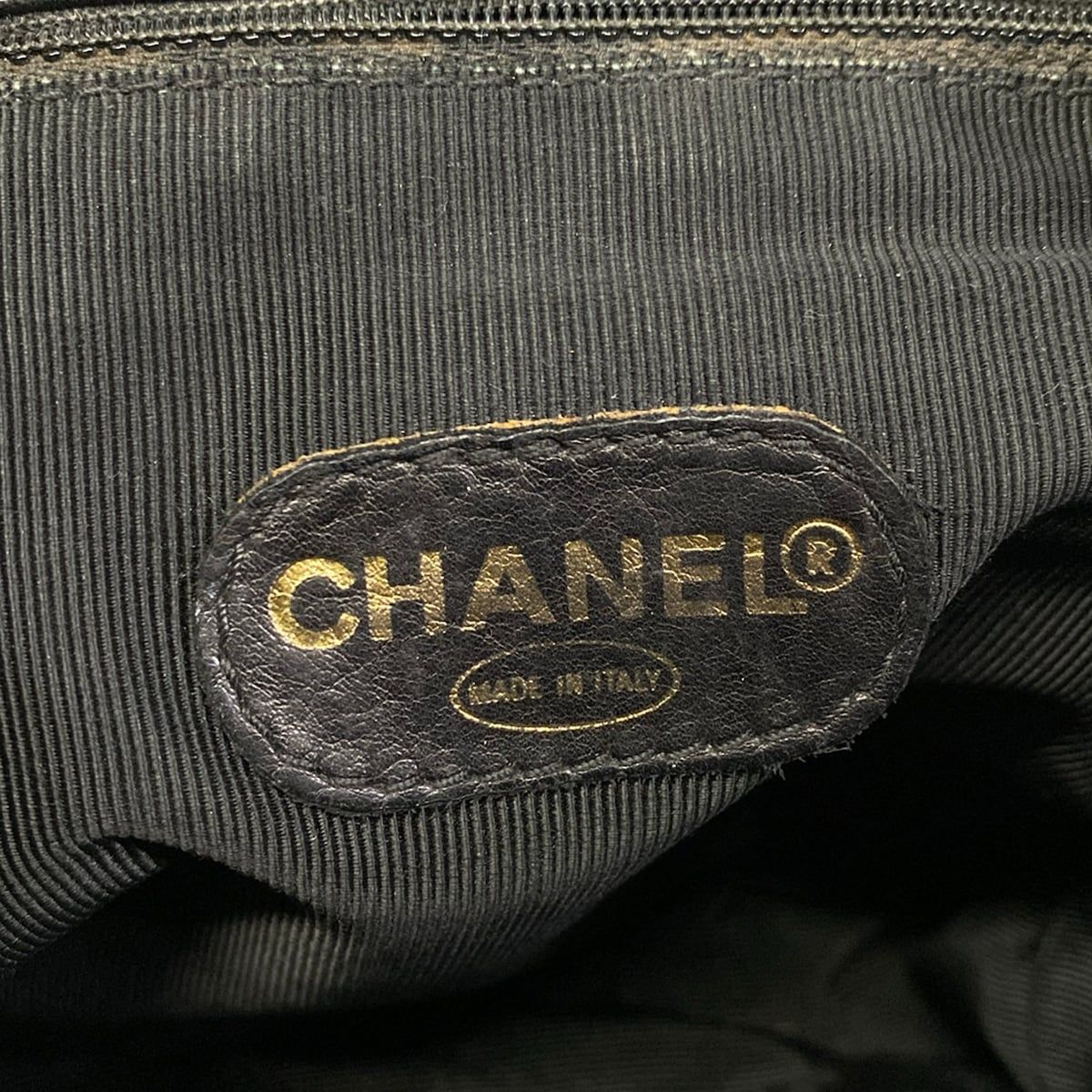 Chanel Backpack Triple Coco Black Chain Shoulder Gold CC Logo — view 8