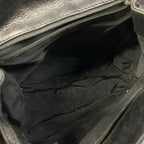 Chanel Backpack Triple Coco Black Chain Shoulder Gold CC Logo — view 7