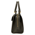 Saint Laurent Paris Handbag Uptown Small Dark Gray Leather — view 4