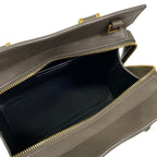 Saint Laurent Paris Handbag Uptown Small Dark Gray Leather — view 7