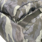 Prada Backpack Dark Navy Gray Multi Leather Tag Camouflage Pattern — view 6