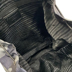 Prada Backpack Dark Navy Gray Multi Leather Tag Camouflage Pattern — view 7