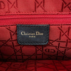 Dior Handbag Lady Large Bag Black Lambskin — view 8
