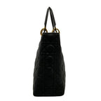 Dior Handbag Lady Large Bag Black Lambskin — view 2