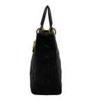 Dior Handbag Lady Large Bag Black Lambskin — view 4