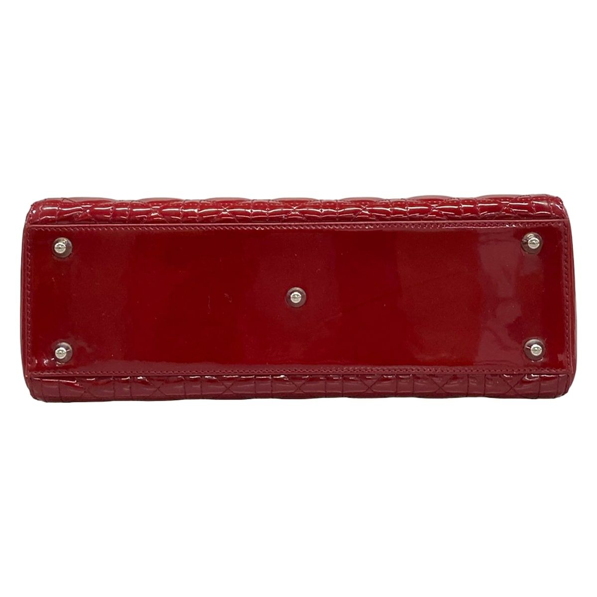Dior Handbag Lady Large Bag Red Leather — view 5