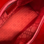 Dior Handbag Lady Large Bag Red Leather — view 7