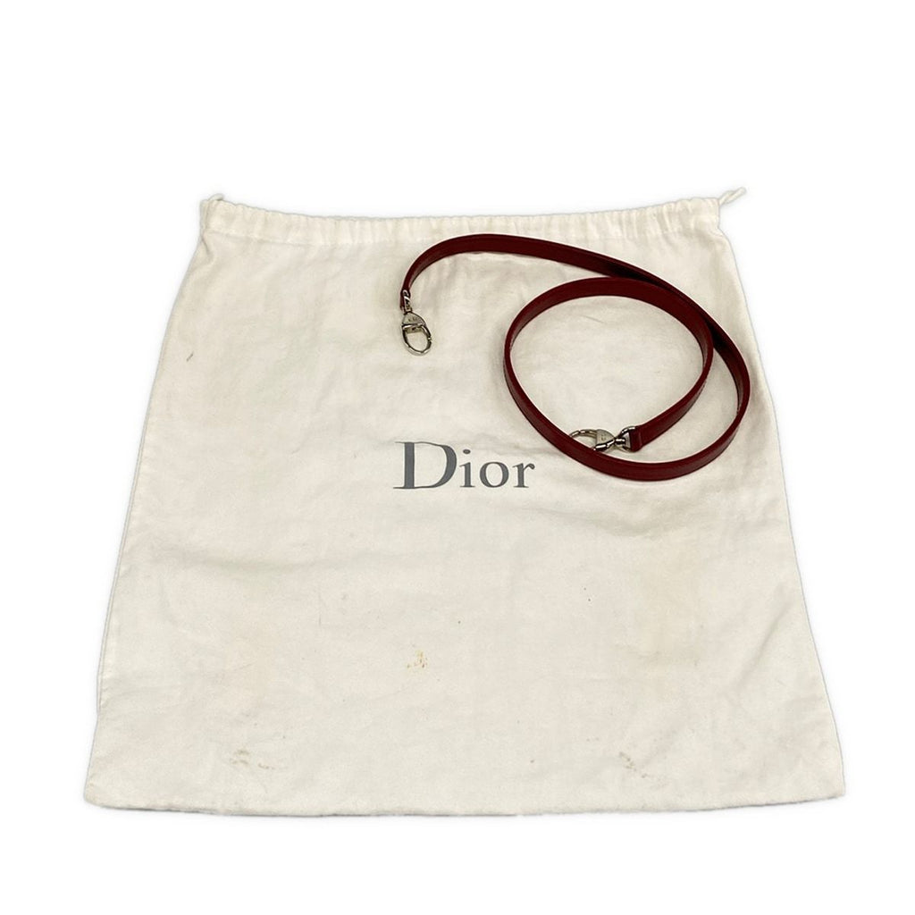Dior Handbag Lady Large Bag Red Leather — view 8