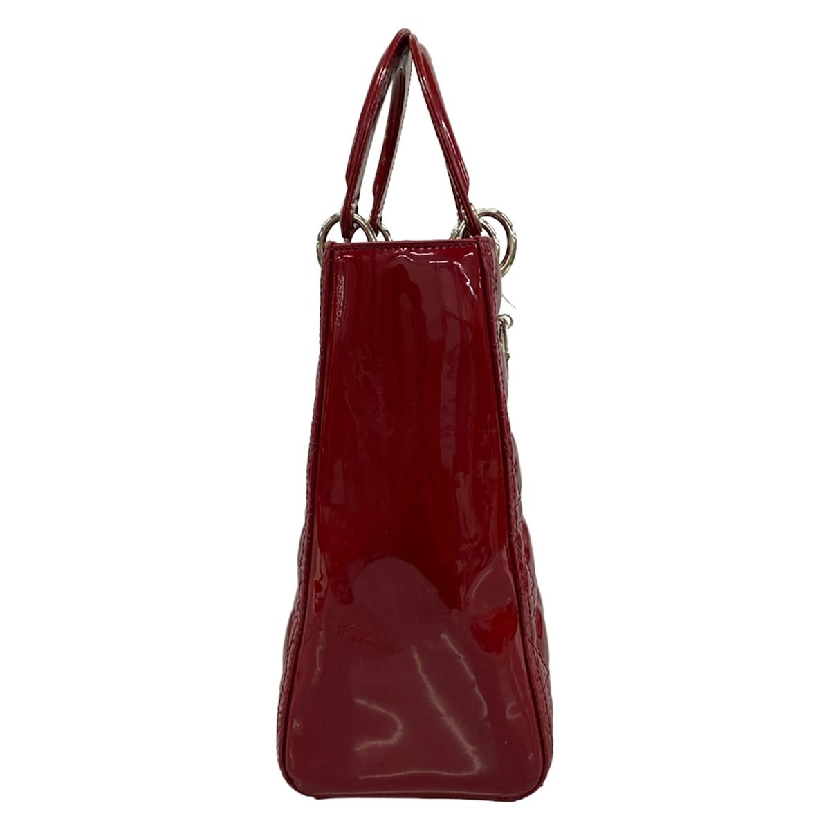 Dior Handbag Lady Large Bag Red Leather — view 2