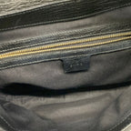 Gucci Shoulder Bag Horsebit Sherry GG Pattern Black Leather — view 7