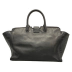 Saint Laurent Paris Handbag Downtown Cabas Black Embossed Leather — view 3