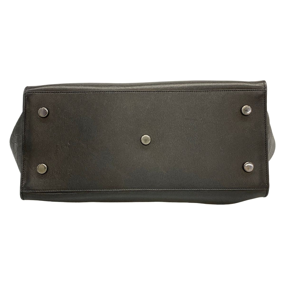 Saint Laurent Paris Handbag Downtown Cabas Black Embossed Leather — view 5
