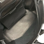 Saint Laurent Paris Handbag Downtown Cabas Black Embossed Leather — view 7