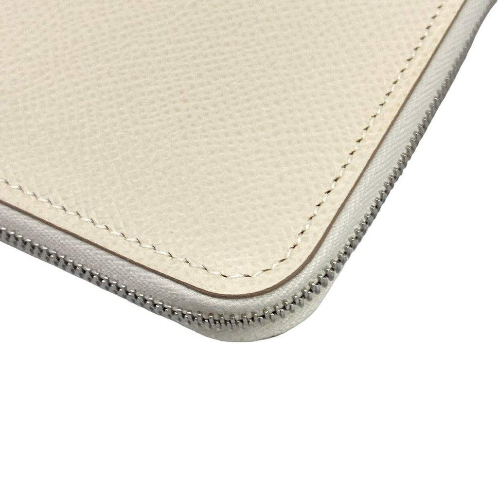 Hermes Wallet Azap Long Silk in Cles Move Perlee Silver Zip Around — view 6