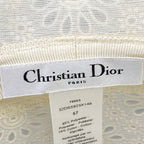 Dior Hat 57 D-bobby Bob Hat D-lace Ivory Lace Cotton — view 5