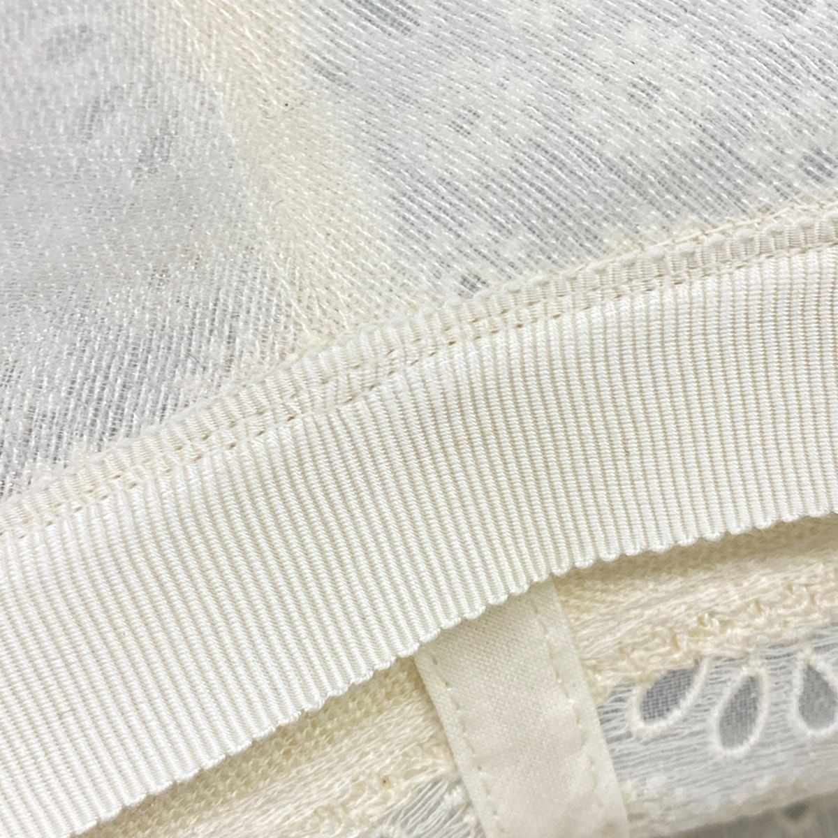 Dior Hat 57 D-bobby Bob Hat D-lace Ivory Lace Cotton — view 7